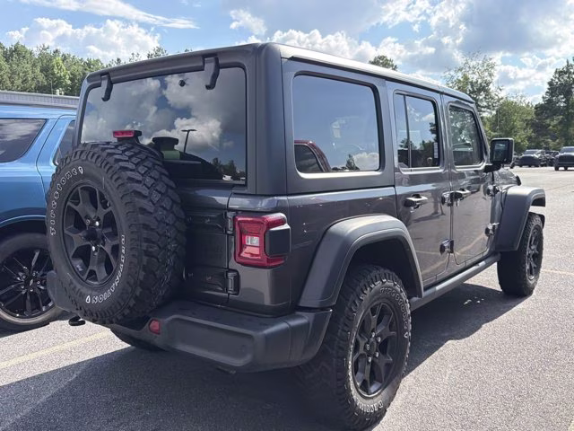 2021 Granite Crystal Metallic Clearcoat Jeep Wrangler Unlimited Willys 4X4 Convertible
