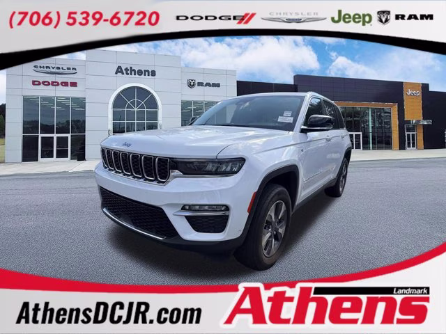 2022 Bright White Clearcoat Jeep Grand Cherokee 4xe 4xe 4X4 SUV
