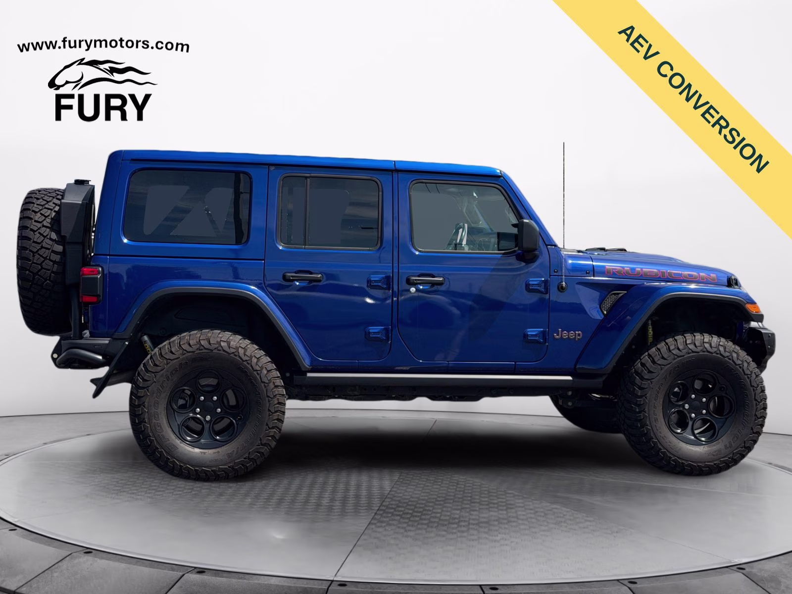 2020 Ocean Blue Metallic Clearcoat Jeep Wrangler Unlimited Rubicon AEV 4X4 SUV