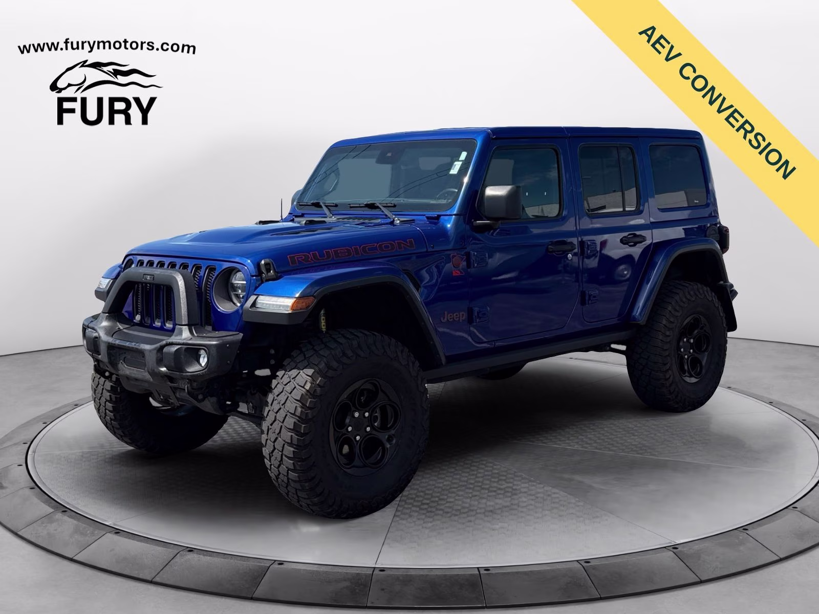 2020 Ocean Blue Metallic Clearcoat Jeep Wrangler Unlimited Rubicon AEV 4X4 SUV