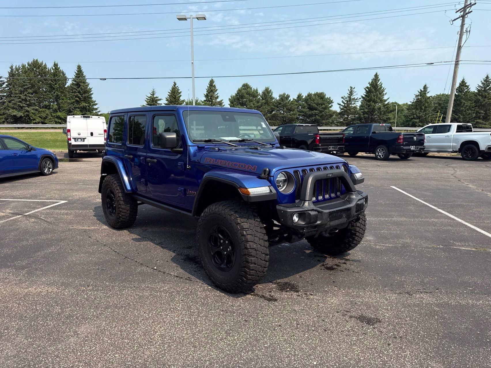 2020 Ocean Blue Metallic Clearcoat Jeep Wrangler Unlimited Rubicon AEV 4X4 SUV
