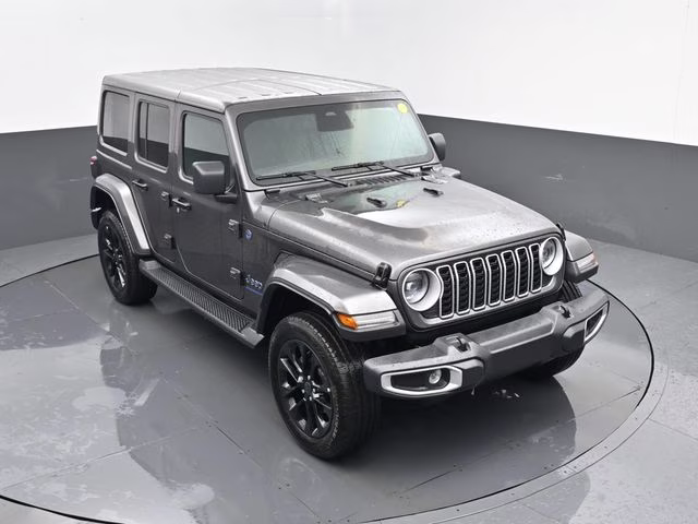 2025 Granite Crystal Metallic Clearcoat Jeep Wrangler Sahara 4xe 4X4 SUV