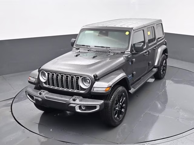 2025 Granite Crystal Metallic Clearcoat Jeep Wrangler Sahara 4xe 4X4 SUV