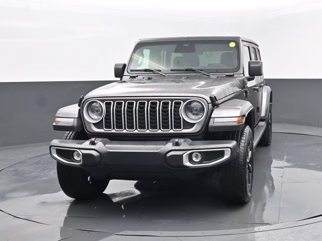2025 Granite Crystal Metallic Clearcoat Jeep Wrangler Sahara 4xe 4X4 SUV