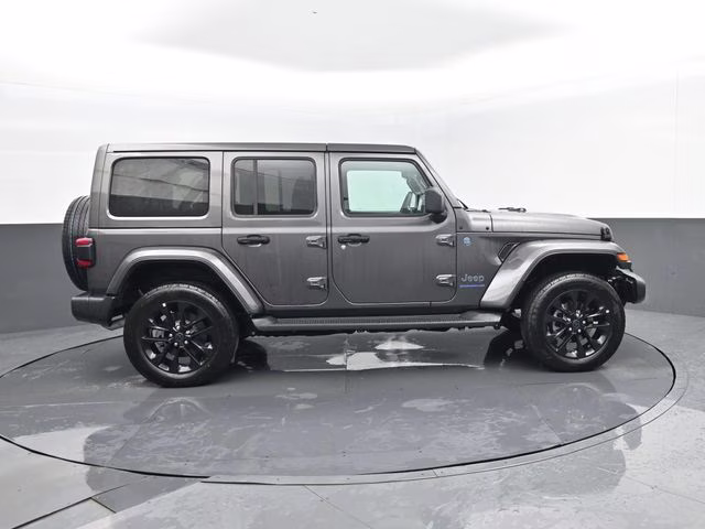 2025 Granite Crystal Metallic Clearcoat Jeep Wrangler Sahara 4xe 4X4 SUV
