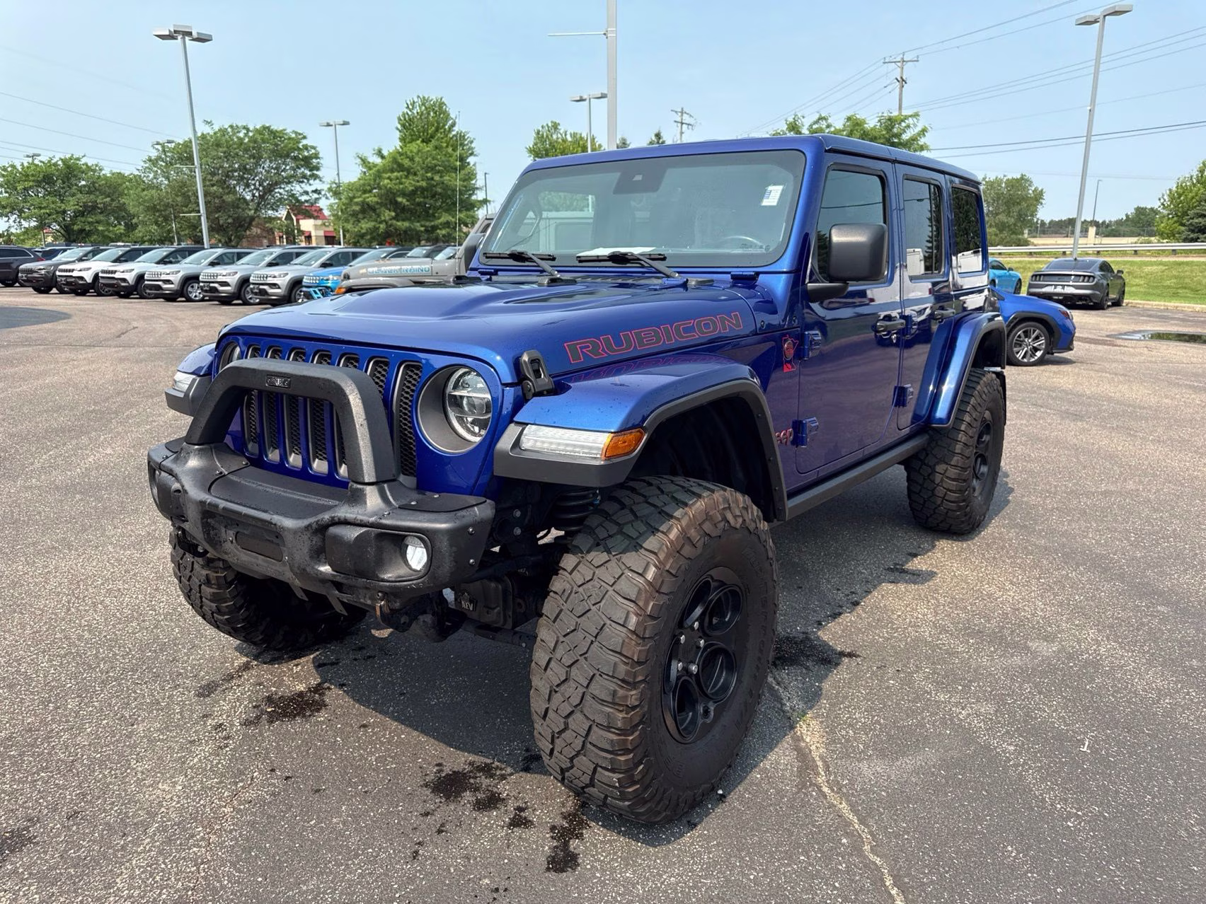 2020 Ocean Blue Metallic Clearcoat Jeep Wrangler Unlimited Rubicon AEV 4X4 SUV