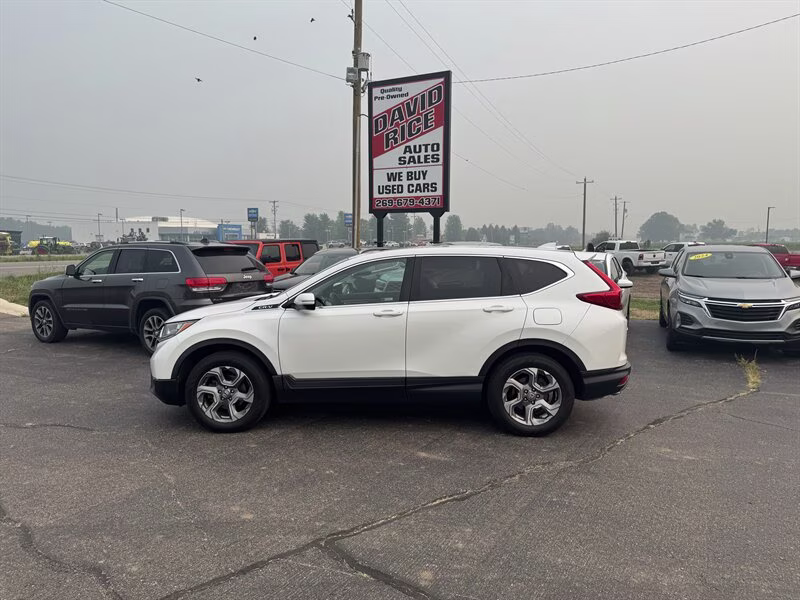 2019 Platinum White Pearl Honda CR-V EX-L AWD SUV