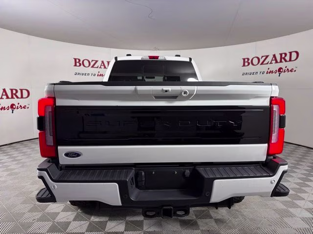 2025 White Metallic Ford Super Duty F-350 SRW Platinum 4X4 Truck
