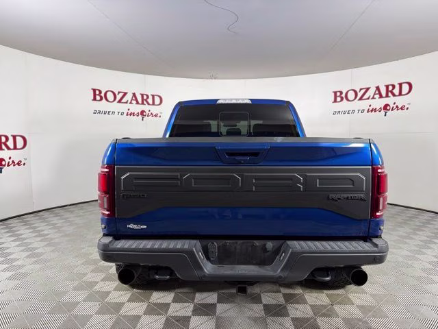 2018 Lightning Blue Ford F-150 Raptor 4X4 Truck