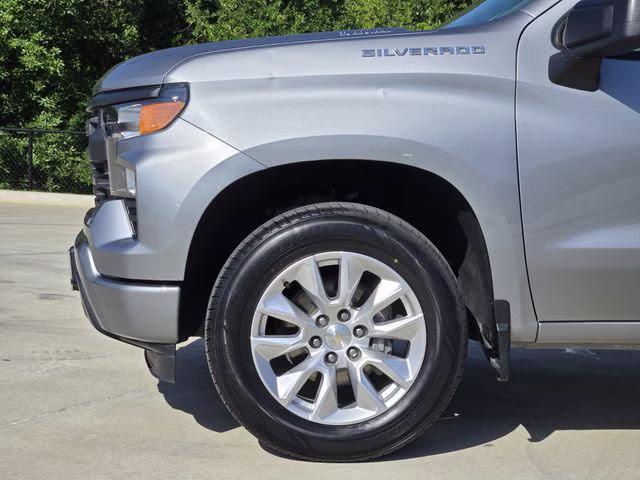 2024 Sterling Gray Metallic Chevrolet Silverado 1500 Custom RWD Truck
