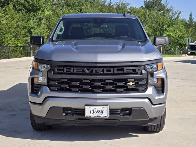 2024 Sterling Gray Metallic Chevrolet Silverado 1500 Custom RWD Truck