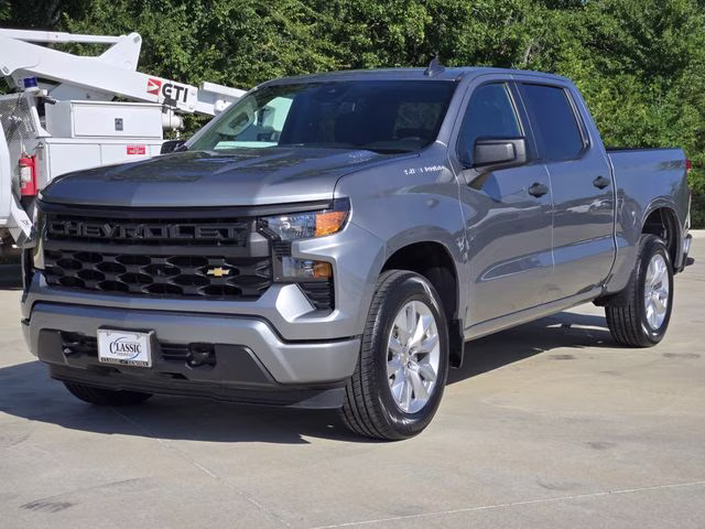 2024 Sterling Gray Metallic Chevrolet Silverado 1500 Custom RWD Truck