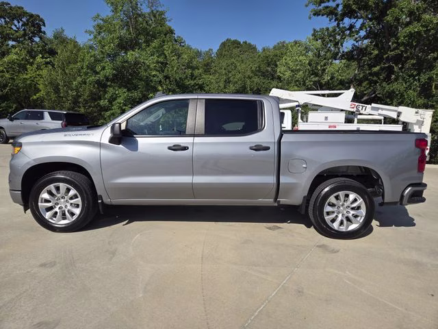 2024 Sterling Gray Metallic Chevrolet Silverado 1500 Custom RWD Truck