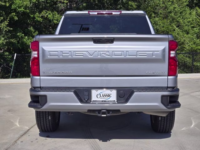 2024 Sterling Gray Metallic Chevrolet Silverado 1500 Custom RWD Truck