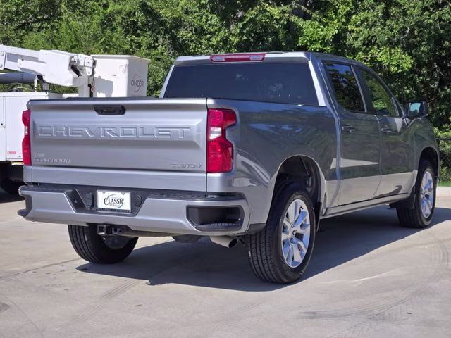 2024 Sterling Gray Metallic Chevrolet Silverado 1500 Custom RWD Truck