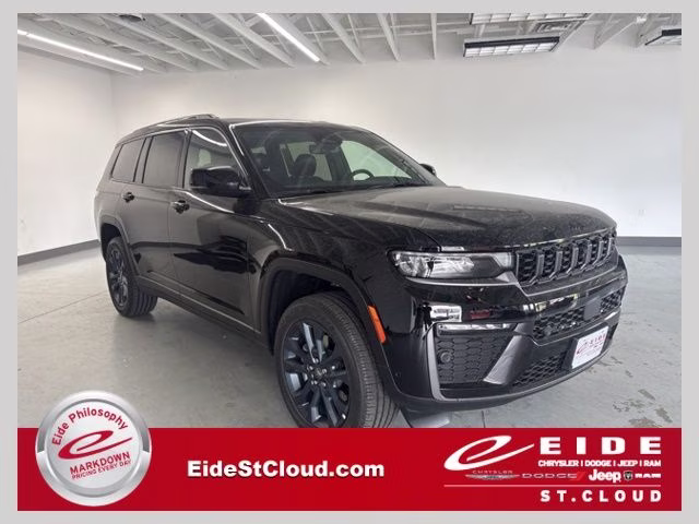 2026 Diamond Black Crystal Pearlcoat Jeep Grand Cherokee L 85th Anniversary Edition 4X4 SUV