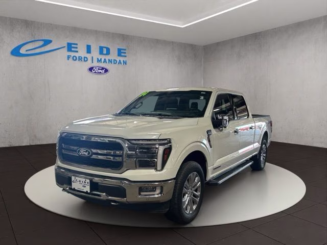 2024 White Metallic Ford F-150 Lariat 4X4 Truck