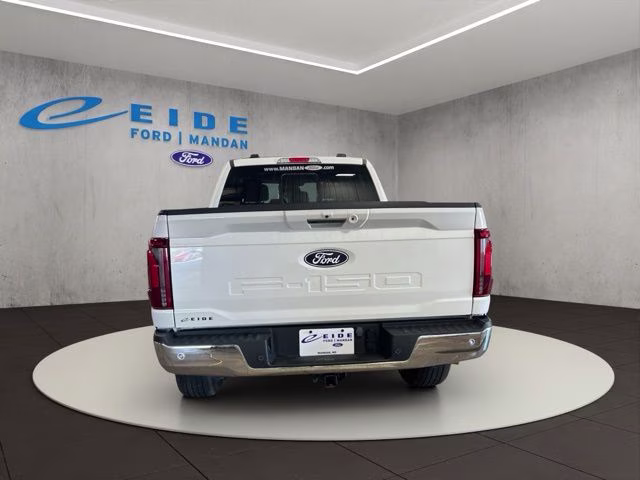 2024 White Metallic Ford F-150 Lariat 4X4 Truck