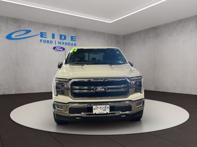 2024 White Metallic Ford F-150 Lariat 4X4 Truck
