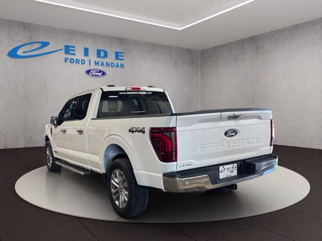 2024 White Metallic Ford F-150 Lariat 4X4 Truck