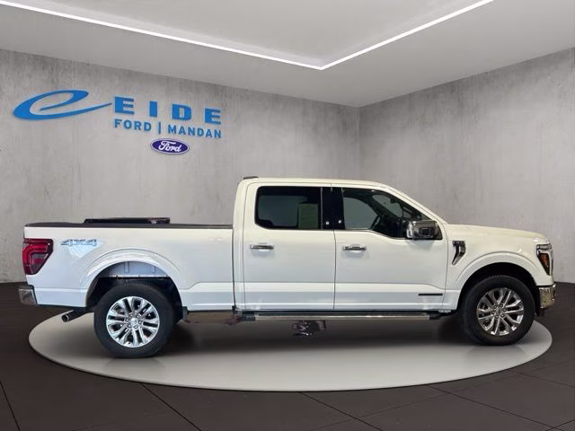 2024 White Metallic Ford F-150 Lariat 4X4 Truck