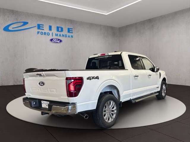 2024 White Metallic Ford F-150 Lariat 4X4 Truck