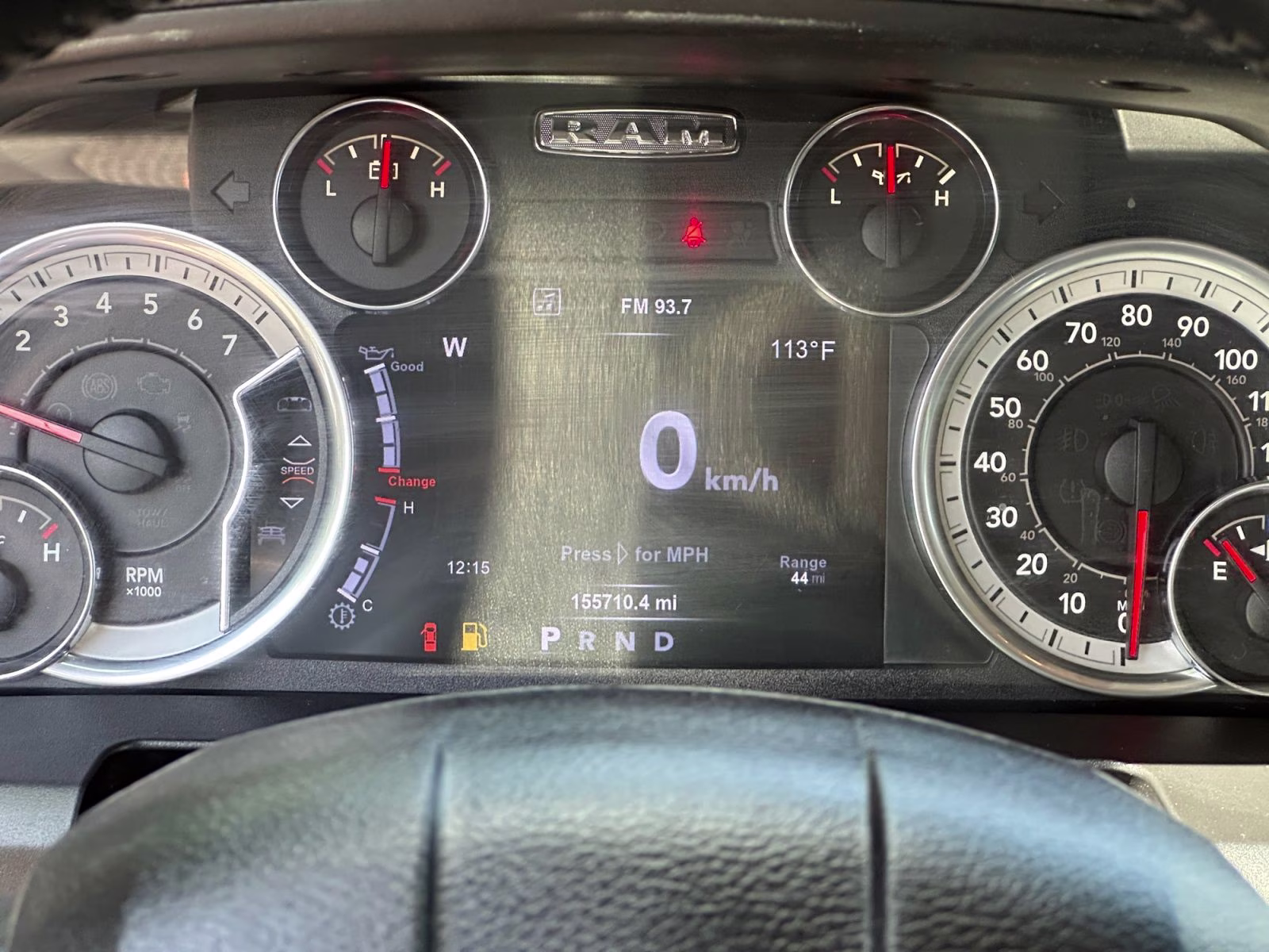 2017 Brilliant Black Crystal Pearlcoat Ram 1500 Big Horn 4X4 Truck