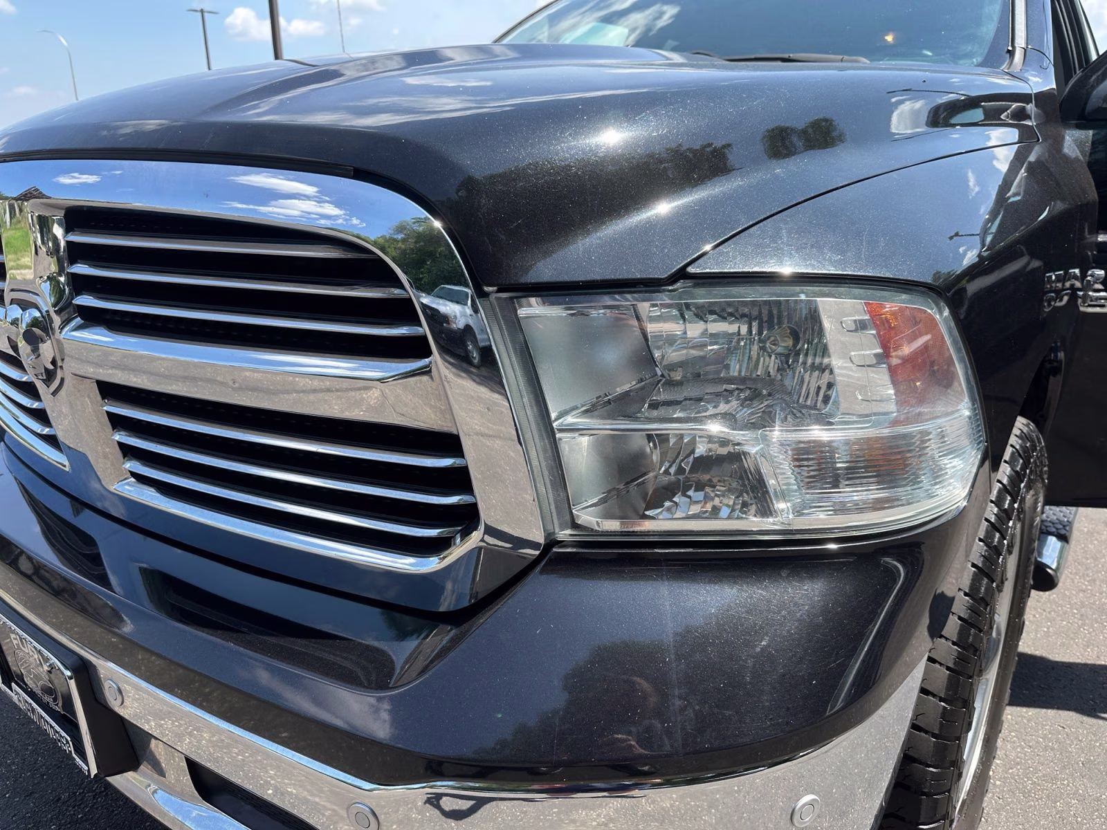 2017 Brilliant Black Crystal Pearlcoat Ram 1500 Big Horn 4X4 Truck