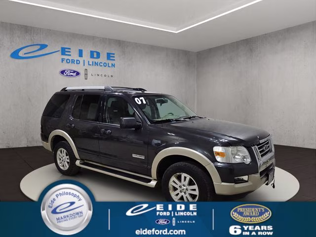 2007 Dark Stone Clearcoat Metallic Ford Explorer Eddie Bauer 4X4 SUV