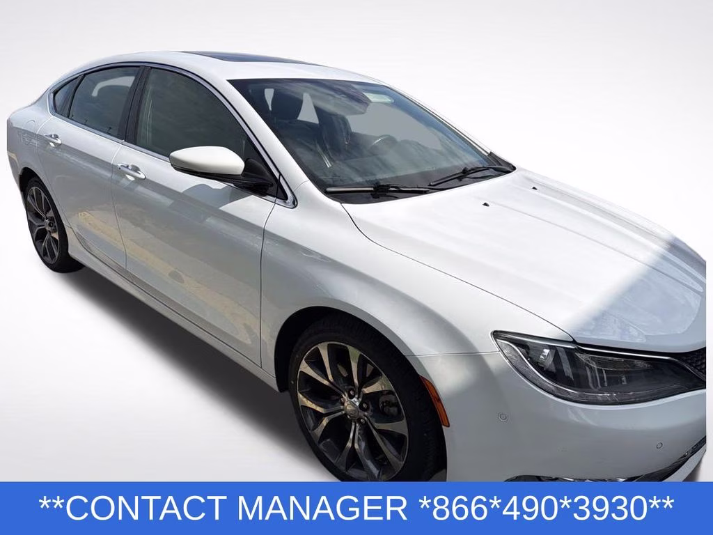 2015 Bright White Clearcoat Chrysler 200 C AWD Sedan