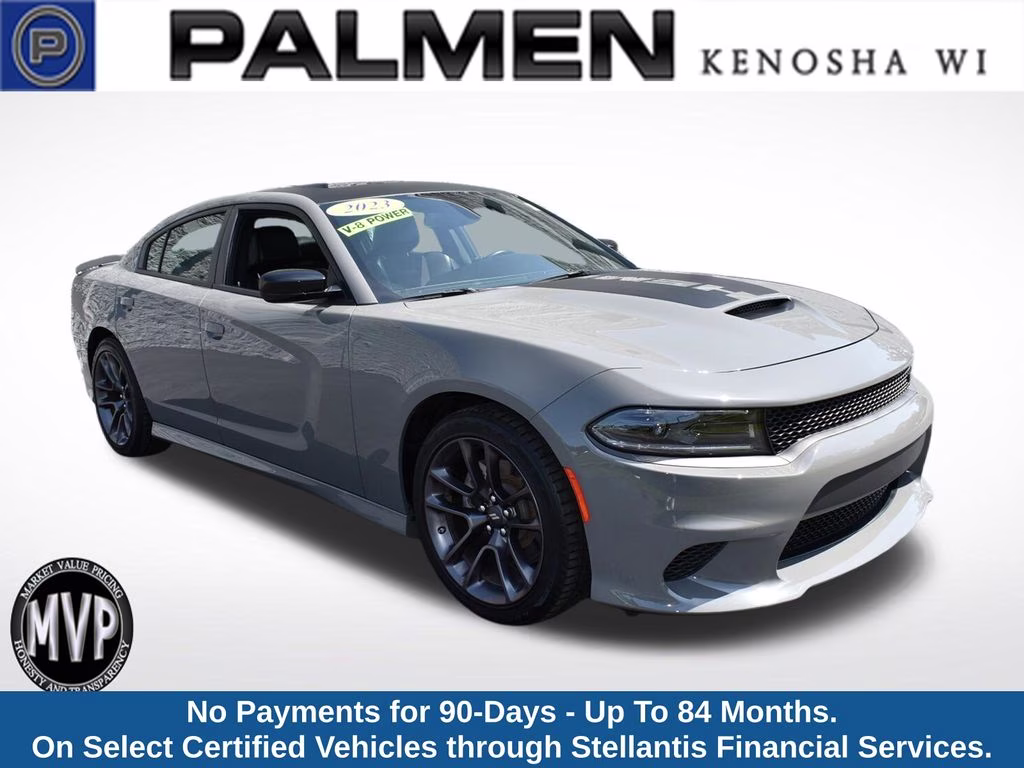 2023 Destroyer Gray Clearcoat Dodge Charger R/T RWD Sedan