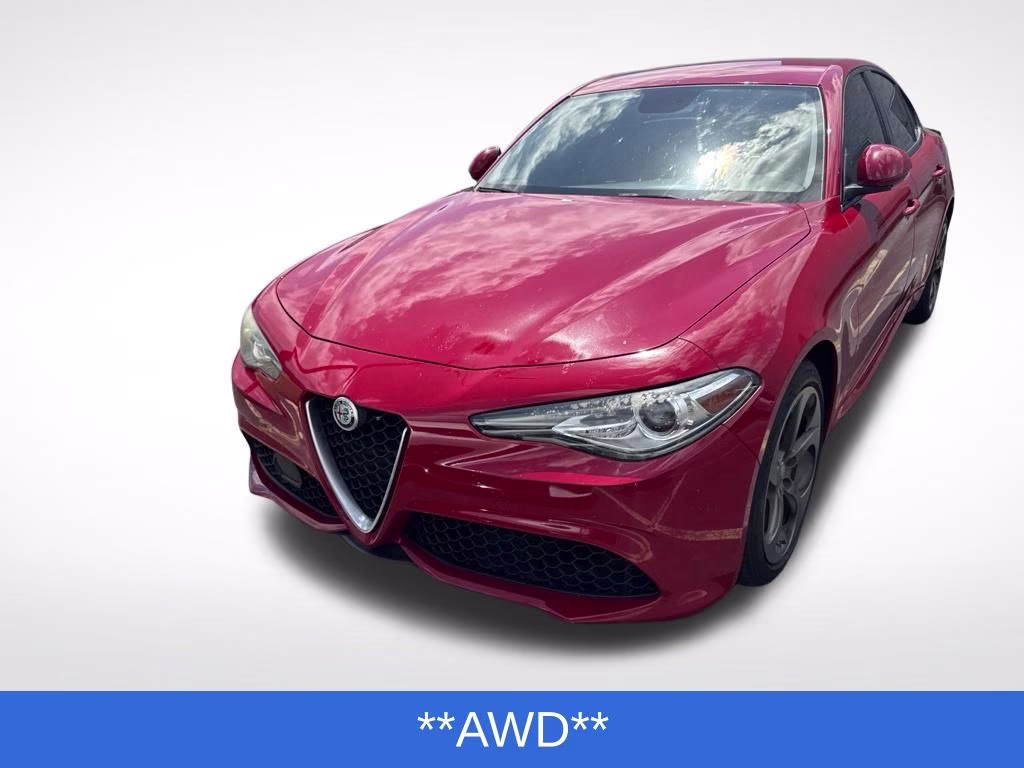 2018 Alfa Rosso Alfa Romeo Giulia Base AWD Sedan