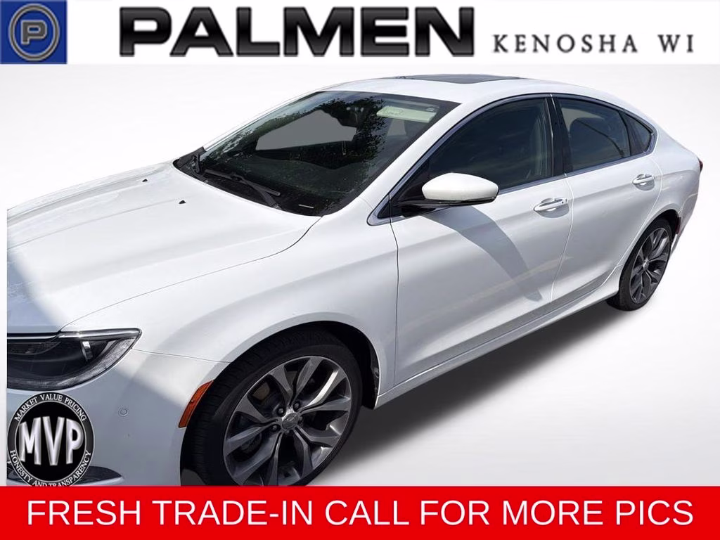 2015 Bright White Clearcoat Chrysler 200 C AWD Sedan