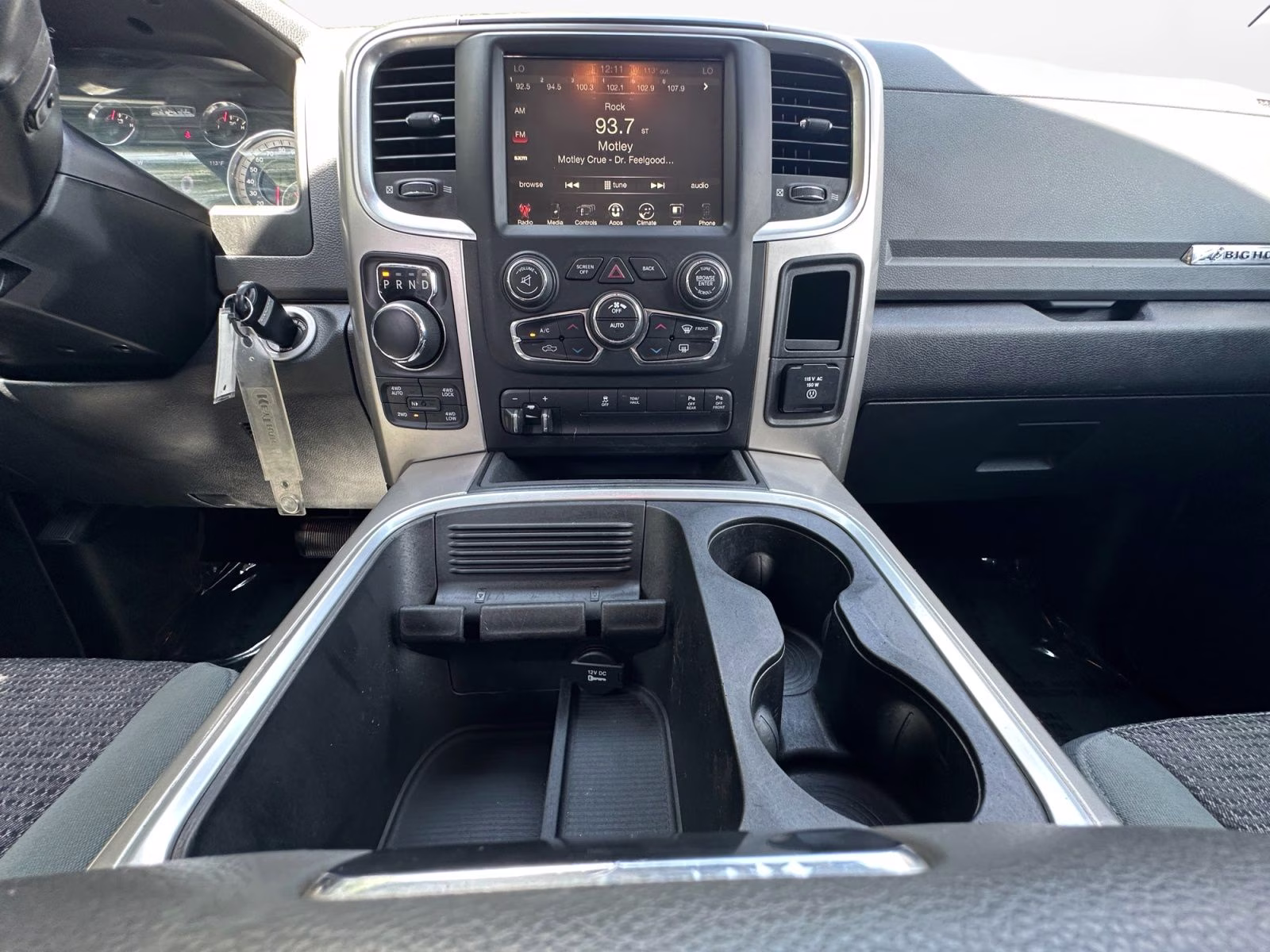 2017 Brilliant Black Crystal Pearlcoat Ram 1500 Big Horn 4X4 Truck