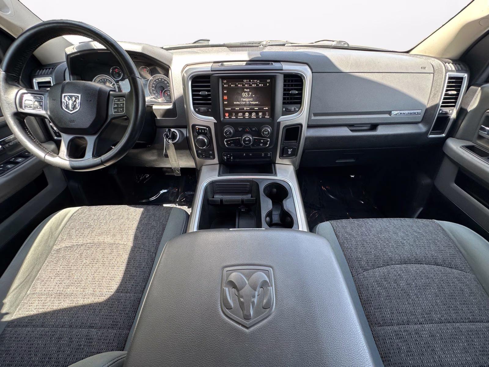 2017 Brilliant Black Crystal Pearlcoat Ram 1500 Big Horn 4X4 Truck