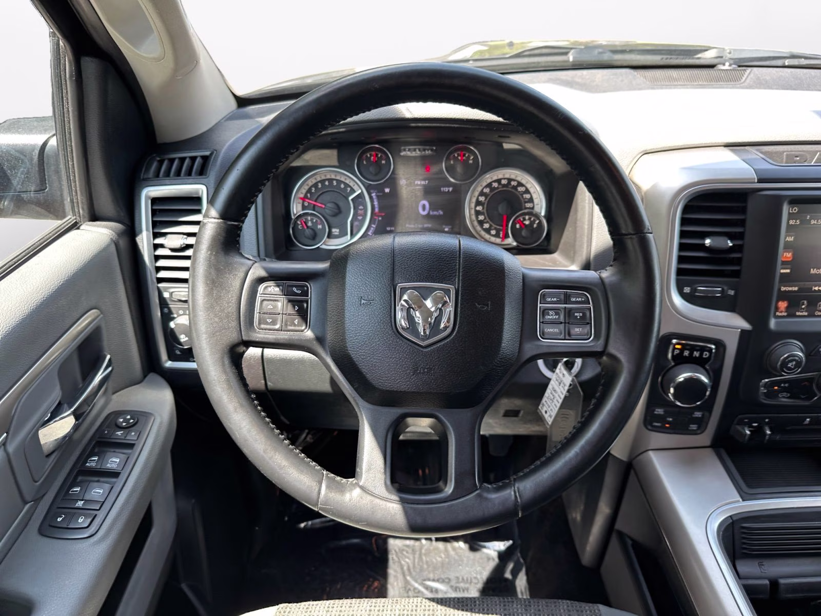 2017 Brilliant Black Crystal Pearlcoat Ram 1500 Big Horn 4X4 Truck