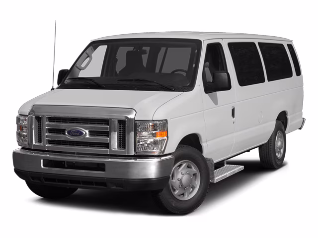 2014 Oxford White Ford Econoline Wagon XLT RWD Van