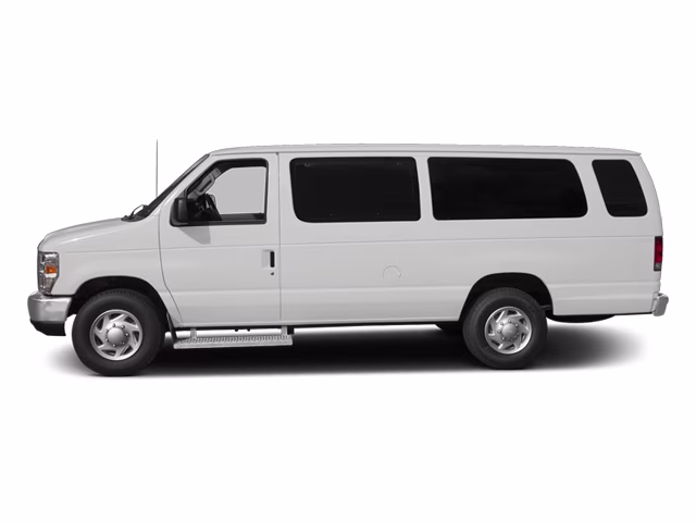 2014 Oxford White Ford Econoline Wagon XLT RWD Van