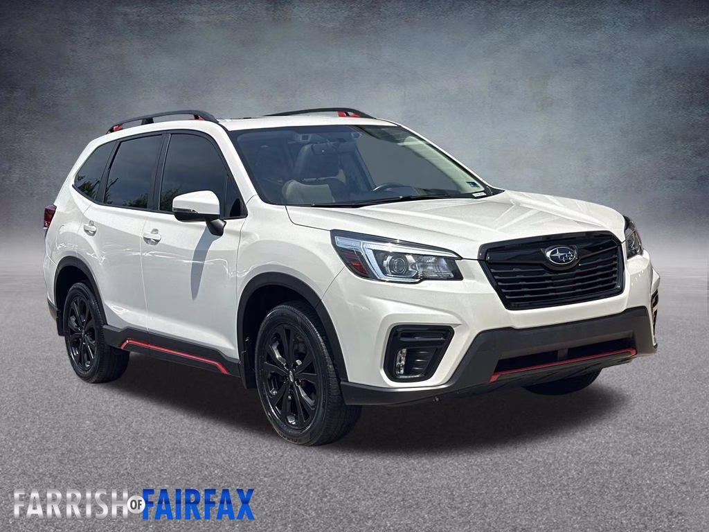 2019 Crystal White Pearl Subaru Forester Sport AWD SUV
