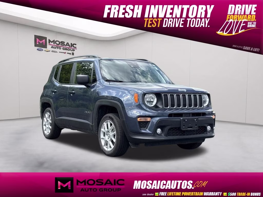 2023 Slate Blue Jeep Renegade Latitude 4X4 SUV