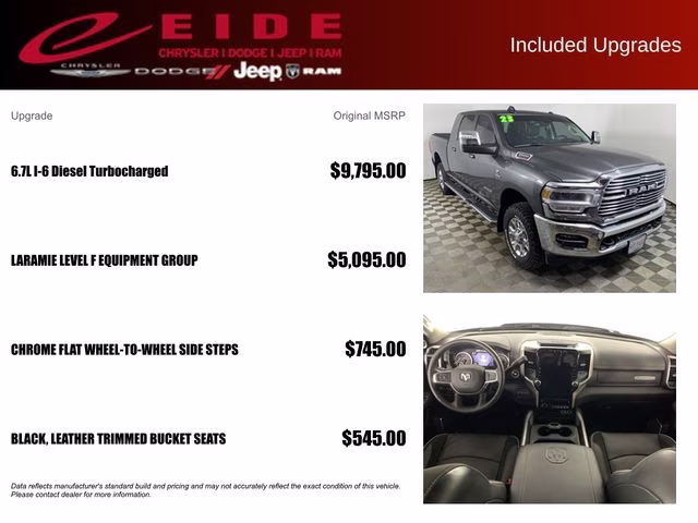 2023 Granite Crystal Metallic Clearcoat Ram 2500 Laramie 4X4 Truck