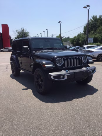 2024 Black Clearcoat Jeep Wrangler Sahara 4xe 4X4 SUV