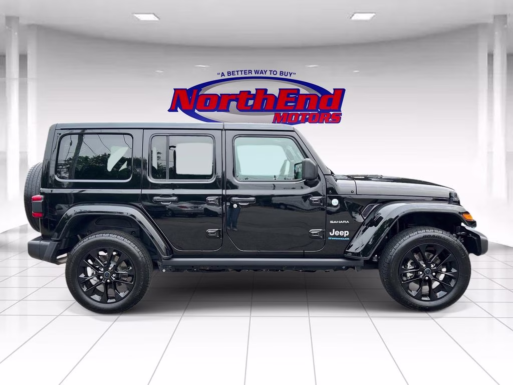 2024 Black Clearcoat Jeep Wrangler Sahara 4xe 4X4 SUV