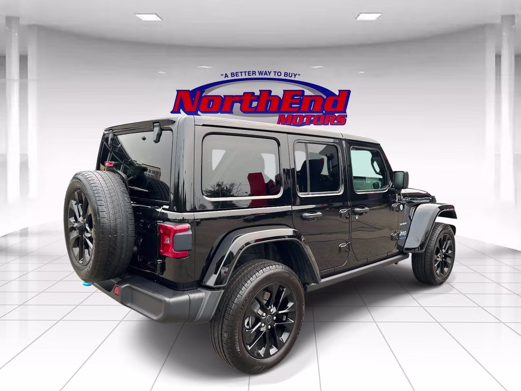 2024 Black Clearcoat Jeep Wrangler Sahara 4xe 4X4 SUV