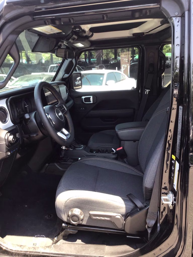 2024 Black Clearcoat Jeep Wrangler Sahara 4xe 4X4 SUV