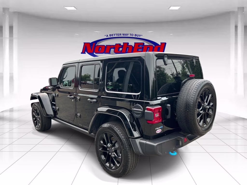 2024 Black Clearcoat Jeep Wrangler Sahara 4xe 4X4 SUV