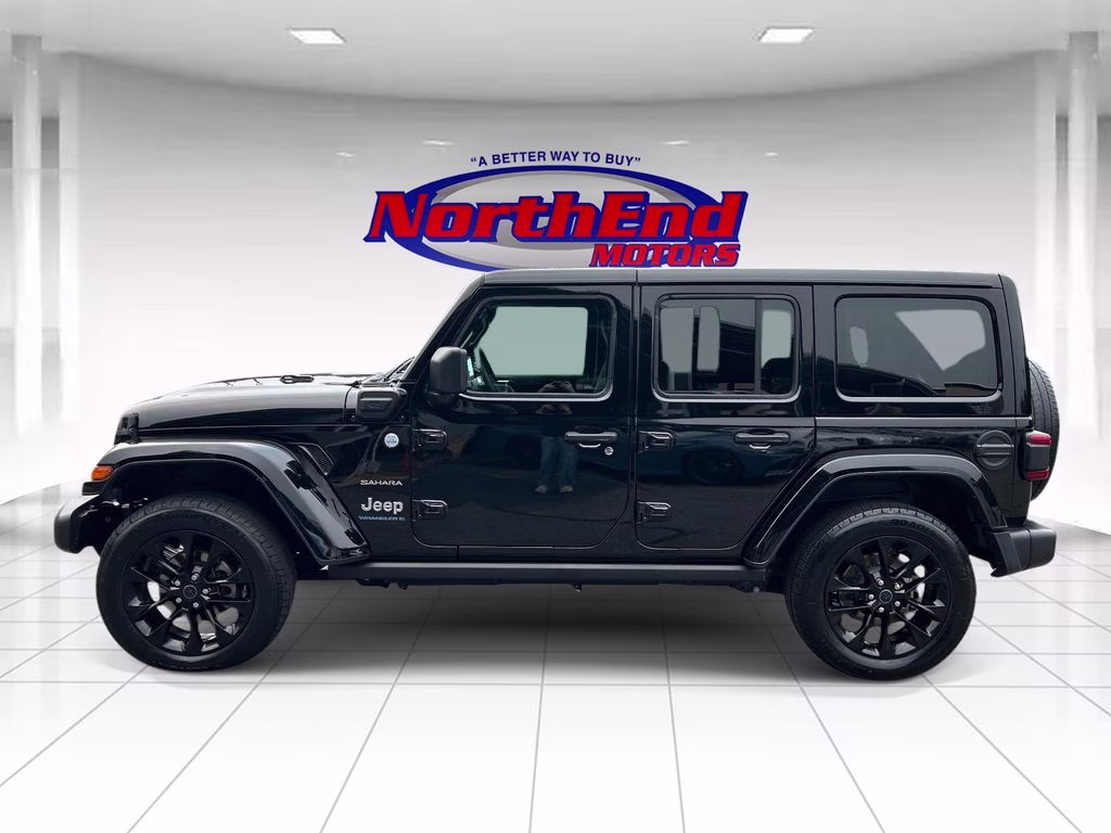 2024 Black Clearcoat Jeep Wrangler Sahara 4xe 4X4 SUV