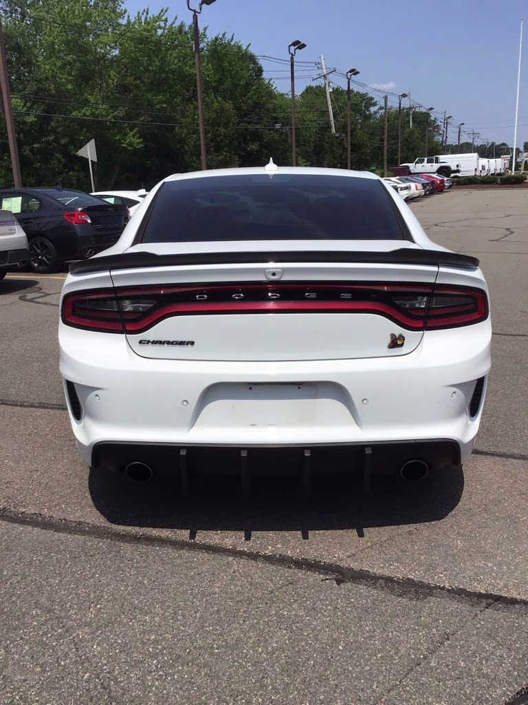 2021 White Knuckle Clearcoat Dodge Charger R/T Scat Pack Widebody RWD Sedan