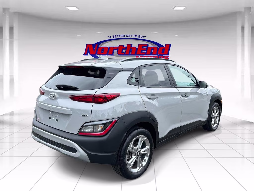 2023 Cyber Silver Hyundai Kona SEL AWD SUV
