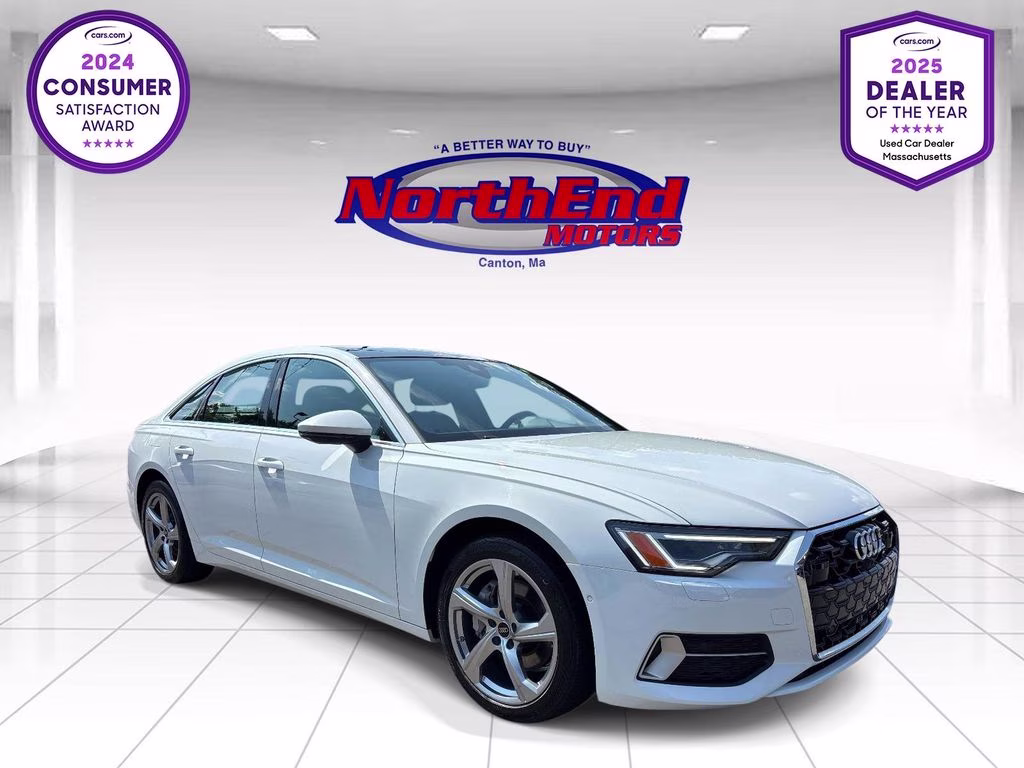 2024 White Audi A6 45 Premium Plus AWD Sedan